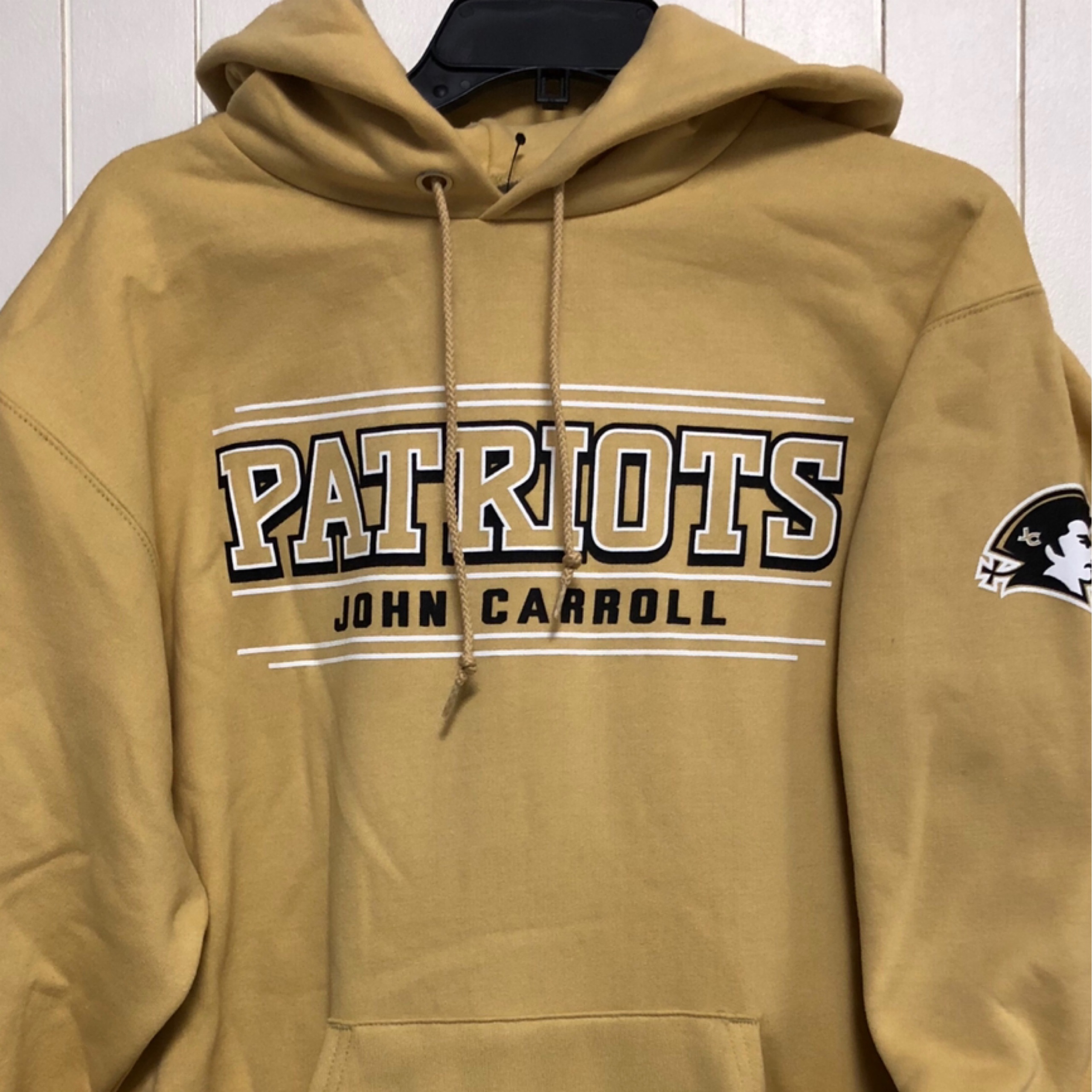 patriots gold hoodie